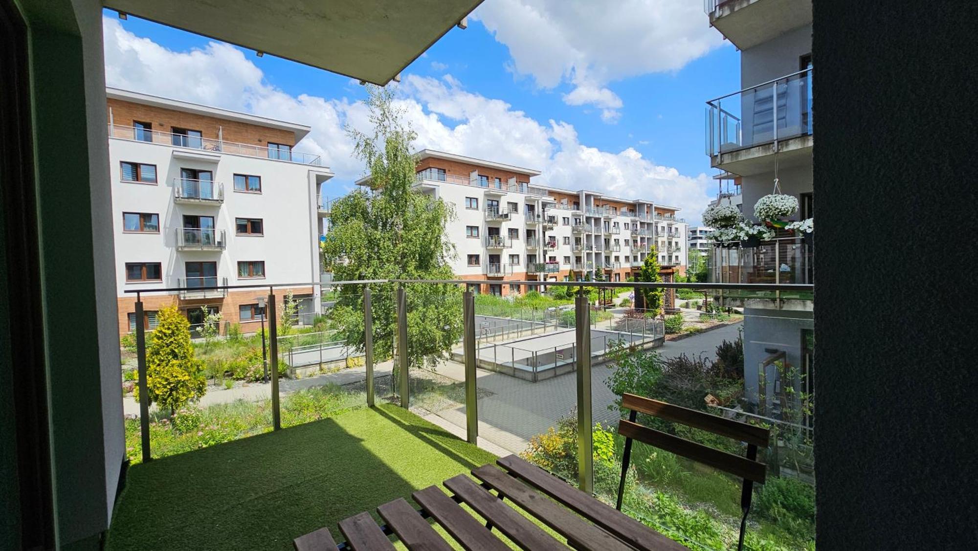 Apartment Bunscha Park Cracovia Exterior foto