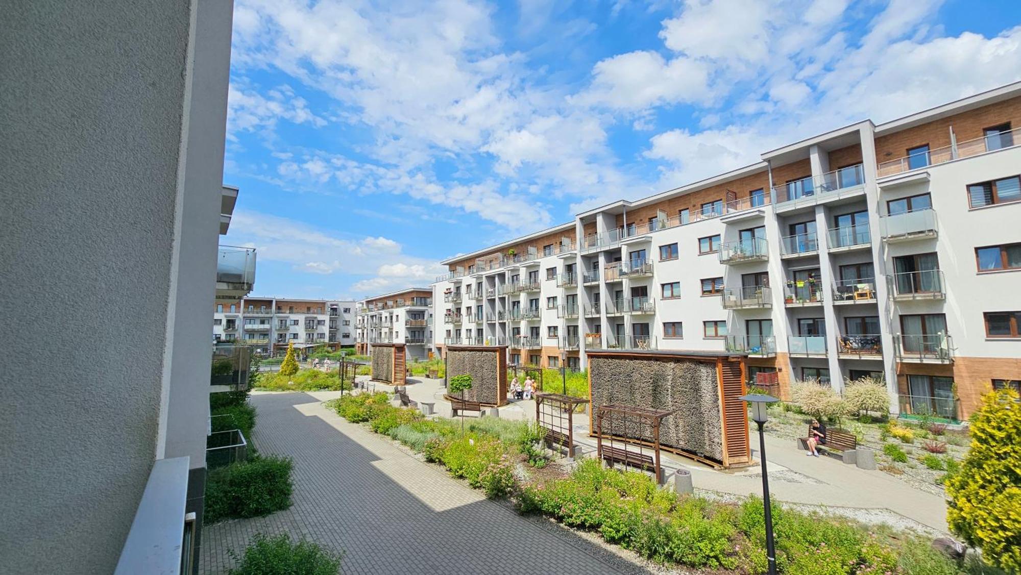 Apartment Bunscha Park Cracovia Exterior foto
